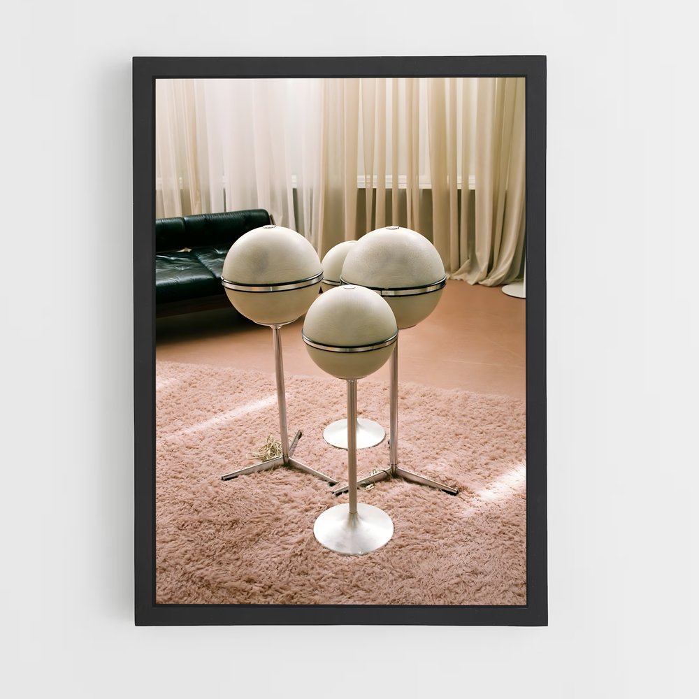 Poster Époque Spatiale – affiche Espace rétro (vue 2)